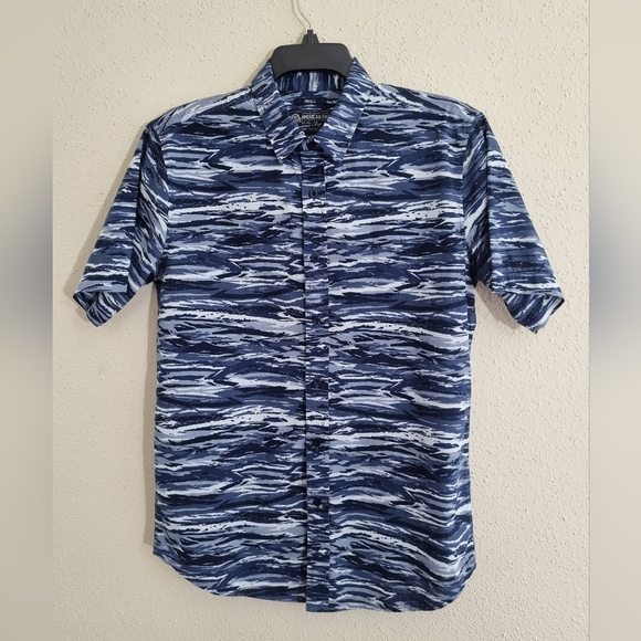 American Rag Other - American Rag Navy and White Patterned Shirt Size S  NWOT